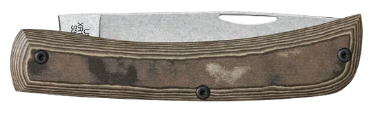 Case Crossroads Black & Tan Richlite with Black G10 XR Sod Buster® Jr S35VN (66388)