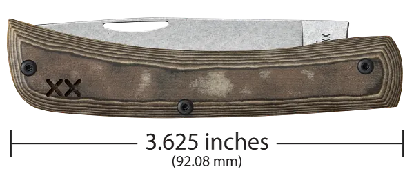 Load image into Gallery viewer, Case Crossroads Black &amp; Tan Richlite with Black G10 XR Sod Buster® Jr S35VN (66388)
