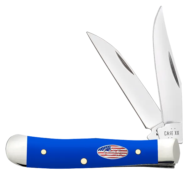 Cargue la imagen en el visor de la galería, Case Smooth Royal Blue Synthetic Tiny Trapper (16401)
