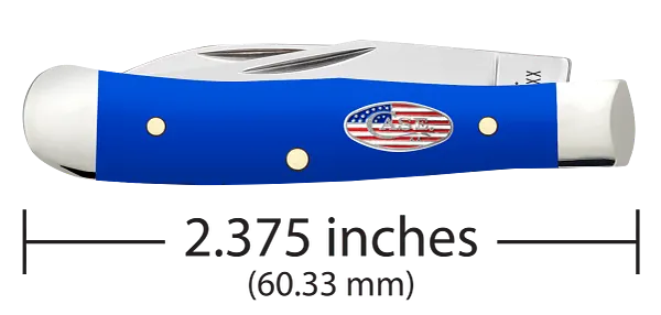 Cargue la imagen en el visor de la galería, Case Smooth Royal Blue Synthetic Tiny Trapper (16401)

