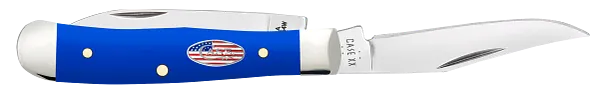 Cargue la imagen en el visor de la galería, Case Smooth Royal Blue Synthetic Tiny Trapper (16401)
