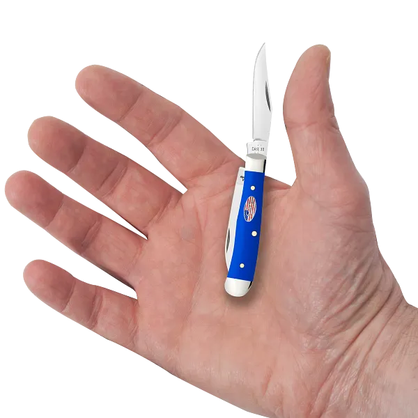 Cargue la imagen en el visor de la galería, Case Smooth Royal Blue Synthetic Tiny Trapper (16401)
