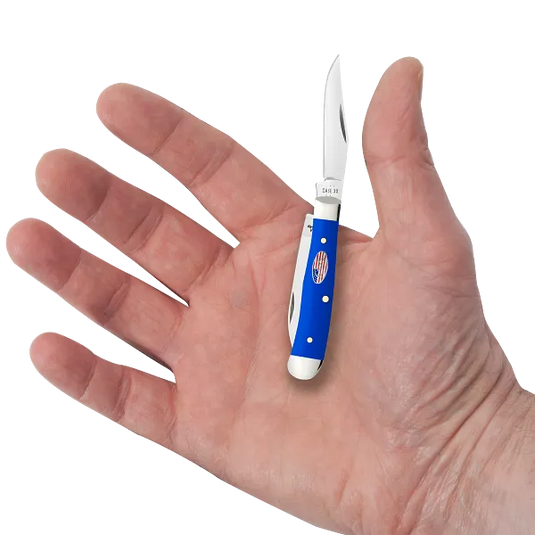Case Smooth Royal Blue Synthetic Tiny Trapper (16401)