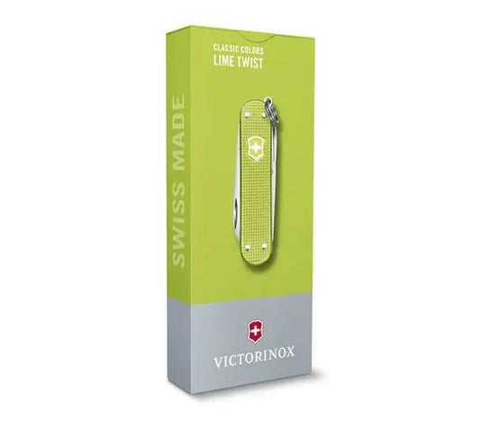 Swiss Army Classic SD Knife Alox Lime Twist (0.6221.241G)