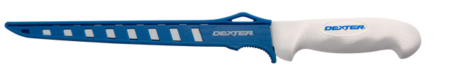 Load image into Gallery viewer, Dexter Outdoors® SofGrip™ 8&quot; Flexible Fillet Knife with Edge Guard, White (24902)
