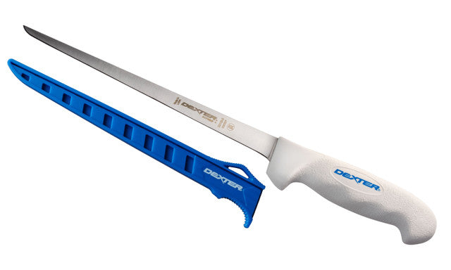 Load image into Gallery viewer, Dexter Outdoors® SofGrip™ 9&quot; Flexible Fillet Knife with Edge Guard, White (24903)
