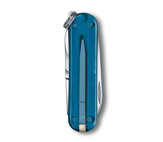 Cargue la imagen en el visor de la galería, Swiss Army Classic SD Knife Transparent Sky High (0.6223.T61G)
