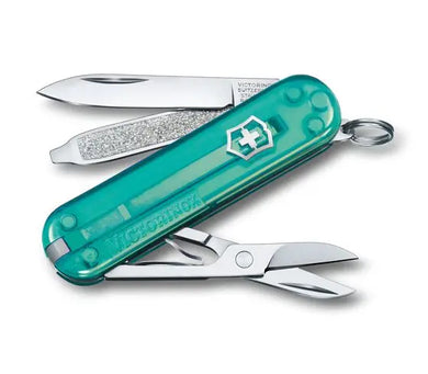 Swiss Army Classic SD Knife Transparent Tropical Surf (0.6223.T24G)