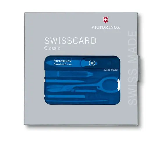 Load image into Gallery viewer, Swiss Army Swiss Card Classic, Blue Transparent (0.7122.T2-X4)
