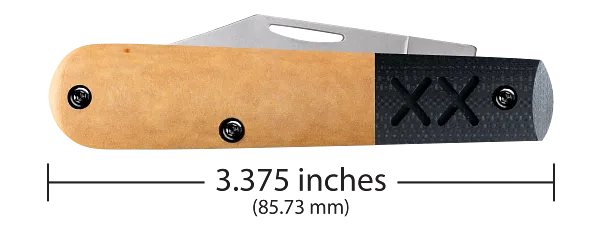 Cargue la imagen en el visor de la galería, Case Crossroads™ Smooth Maple Valley Richlite w/ Black G10 XR Barlow (53160)
