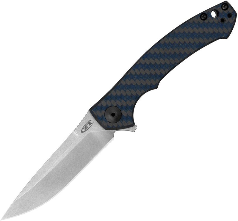 Cargue la imagen en el visor de la galería, Zero Tolerance 0450BLUCF Sinkevich Carbon Fiber, MagnaCut
