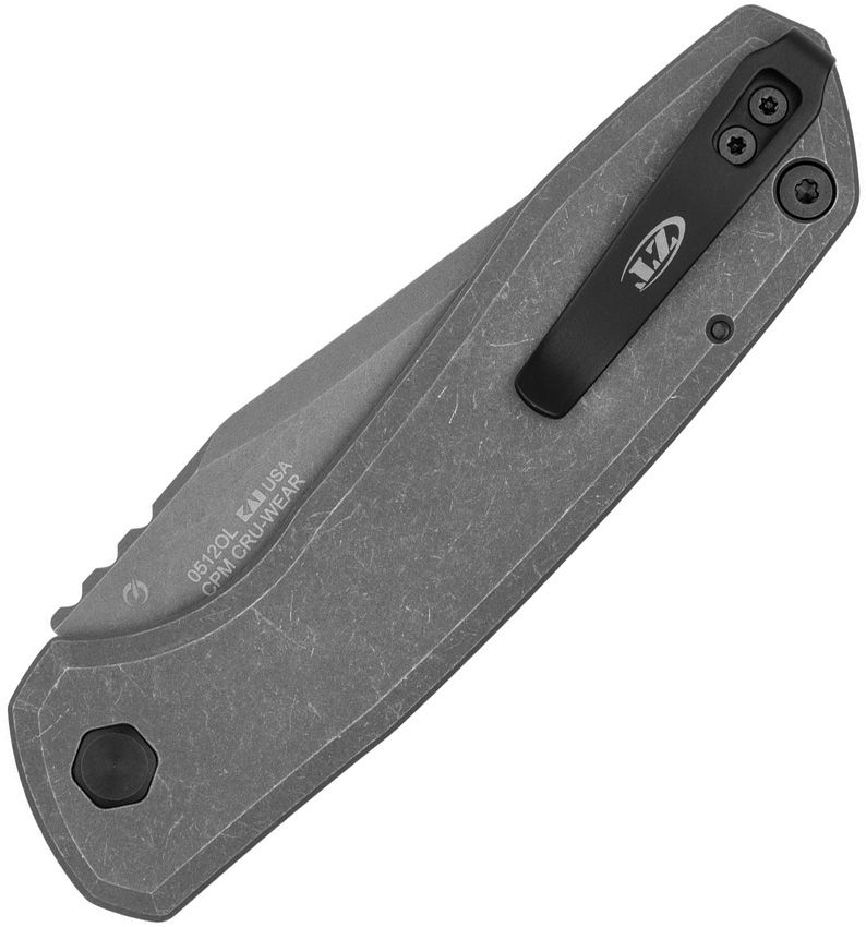 Cargue la imagen en el visor de la galería, Zero Tolerance 0512 Auto, OD Canvas Micarta &amp; Titanium, CPM Cru-Wear
