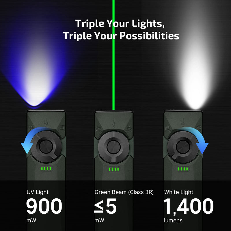 Cargue la imagen en el visor de la galería, Olight Arkfeld Ultra Olive Gray, Cool White
