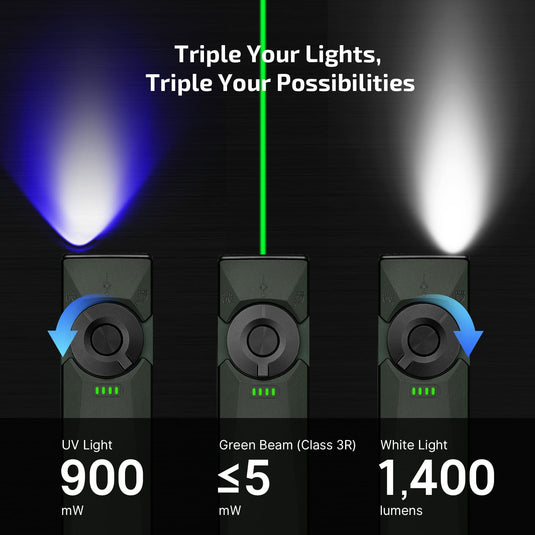 Olight Arkfeld Ultra Olive Gray, Cool White