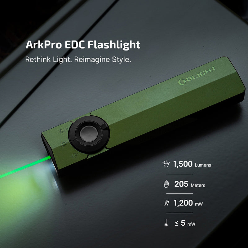 Load image into Gallery viewer, Olight ArkPro, OD Green, Cool White
