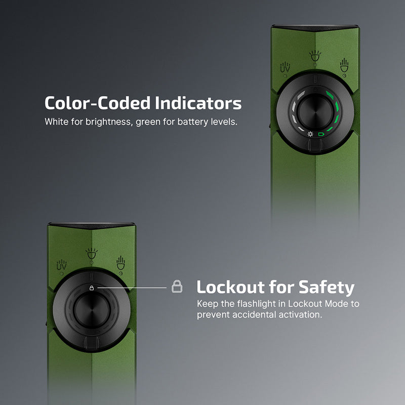 Load image into Gallery viewer, Olight ArkPro, OD Green, Cool White
