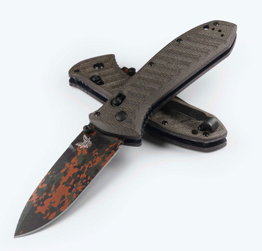 Benchmade Presidio® II Shot Show 2026 OD Green Canvas Micarta (570CAMO-2601)