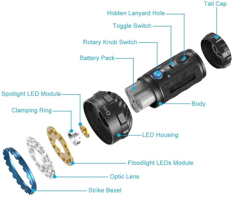 Cargue la imagen en el visor de la galería, Olight Marauder 2, Black
