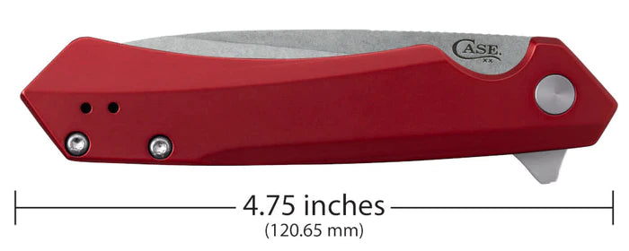 Cargue la imagen en el visor de la galería, Case Kinzua Red Anodized Aluminum Spear Blade (64661)
