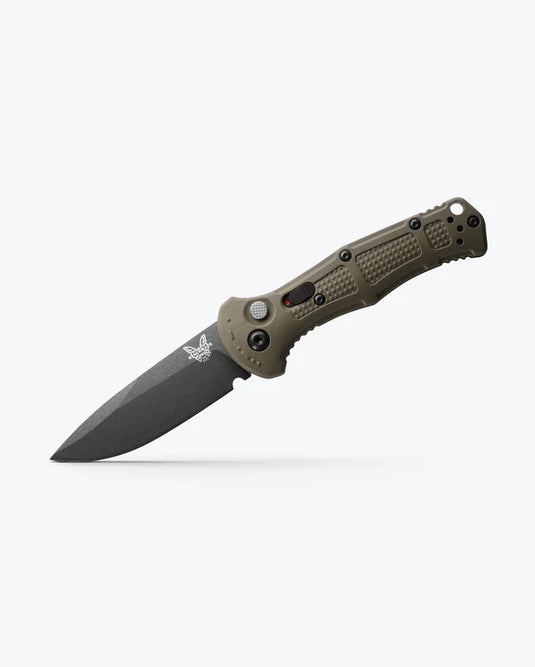 Benchmade Mini Claymore Auto, Ranger Green Grivory®, D2 (9570BK-1)
