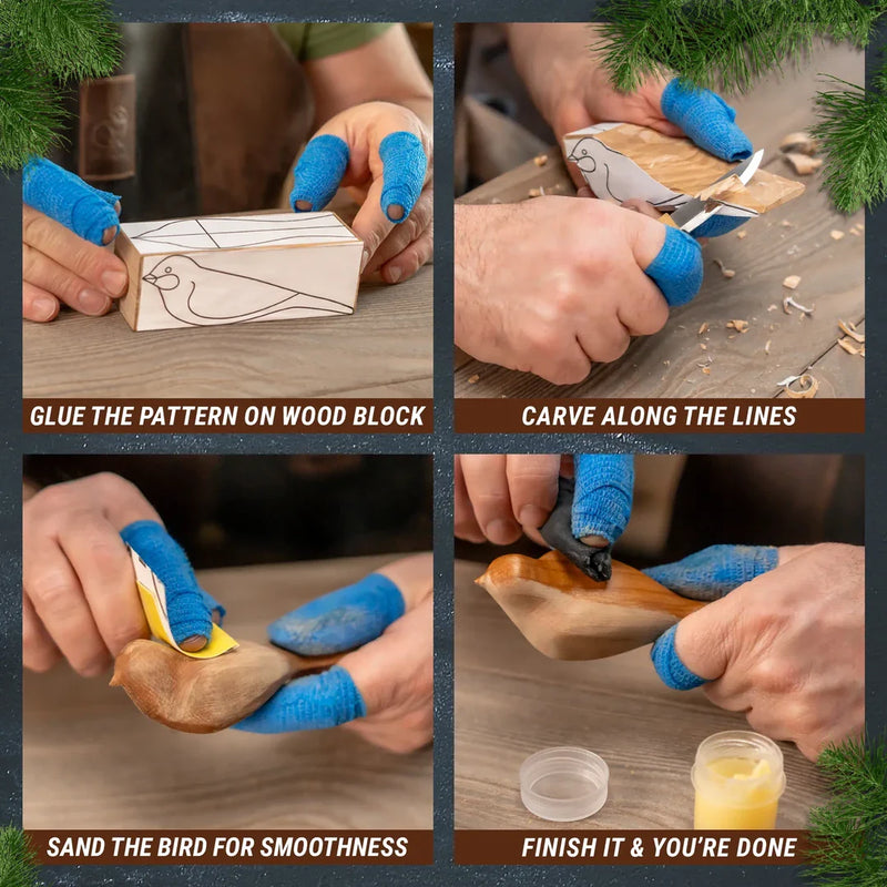 Load image into Gallery viewer, BeaverCraft Comfort Bird Carving Kit (DIY01)
