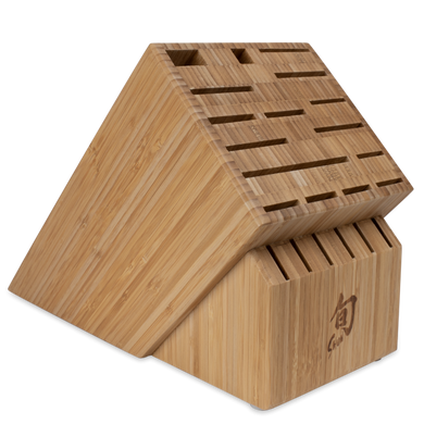 Shun 22-Slot Bamboo Knife Block (DM0832)