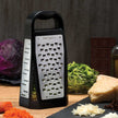 Microplane Elite Five Blade Box Grater with Measuring Cup (34009)