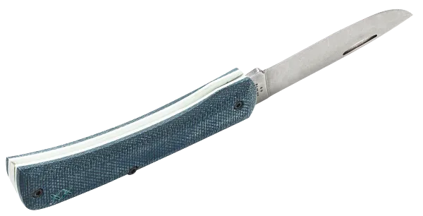 Load image into Gallery viewer, Case Crossroads Blue Denim Canvas Laminate w/ White G10 XR Sod Buster® Jr S35VN (10808)
