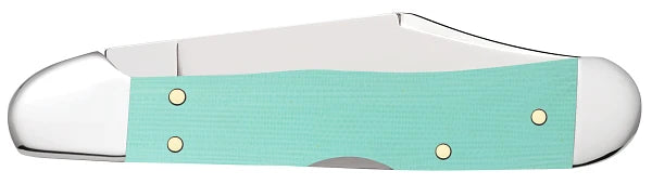 Cargue la imagen en el visor de la galería, Case Smooth Seafoam Green G10 Mini CopperLock® (18109)
