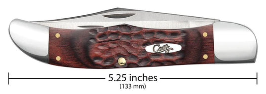 Case Rosewood Standard Jig Folding Hunter with Leather Sheath (00189)