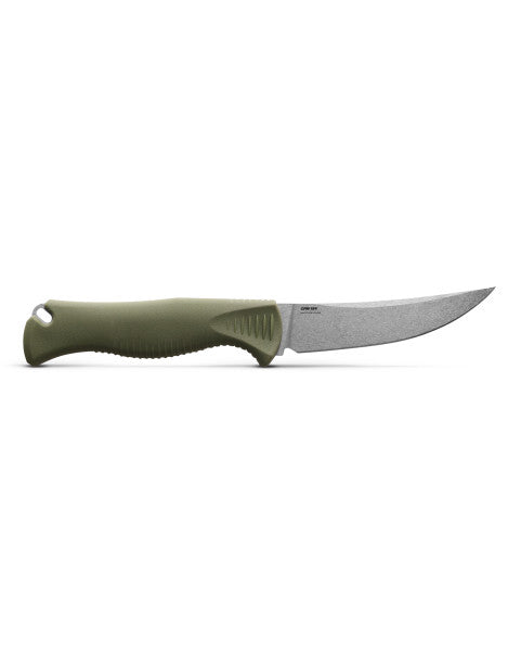 Load image into Gallery viewer, Benchmade Meatcrafter® 4&quot; Fixed Blade Dark Olive Santoprene (15505)
