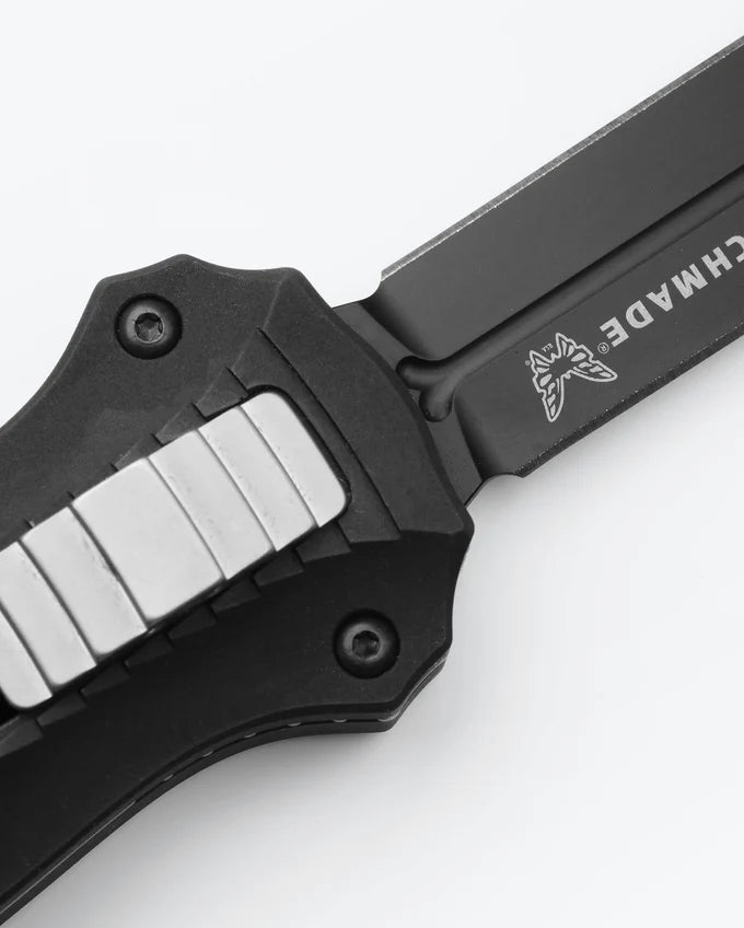 Load image into Gallery viewer, Benchmade Mini Infidel® OTF Auto, Black Aluminum, D2 (3350BK)
