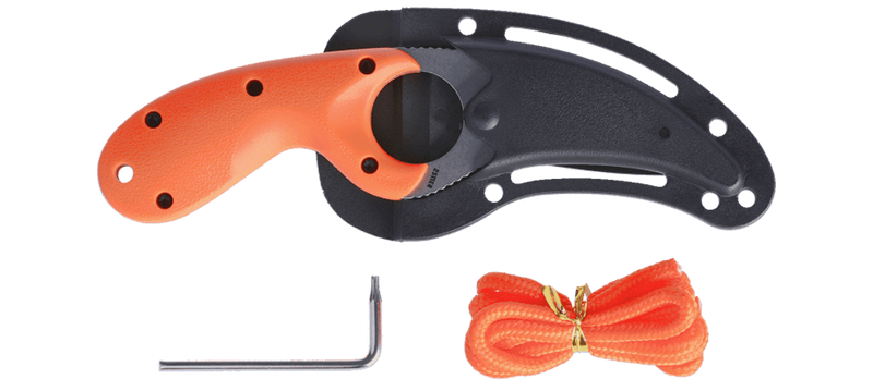 Cargue la imagen en el visor de la galería, CRKT® Bear Claw™ Fixed, Orange (2511ER)
