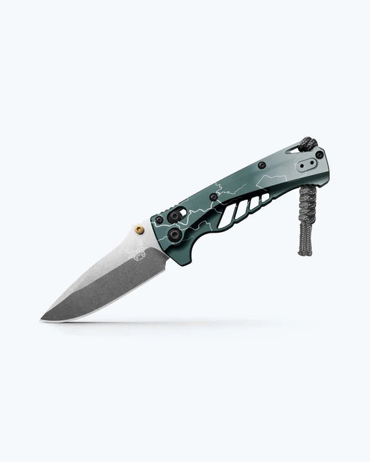 Benchmade + Abel Mini Adira™ Limited Edition Dark Waters Lightning Fade Aluminum (18065-ABEL1)