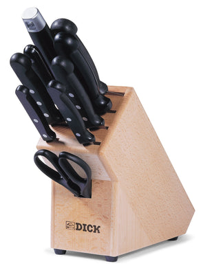 F. Dick Superior Wooden Knife Block, 9 Pieces (8808000)