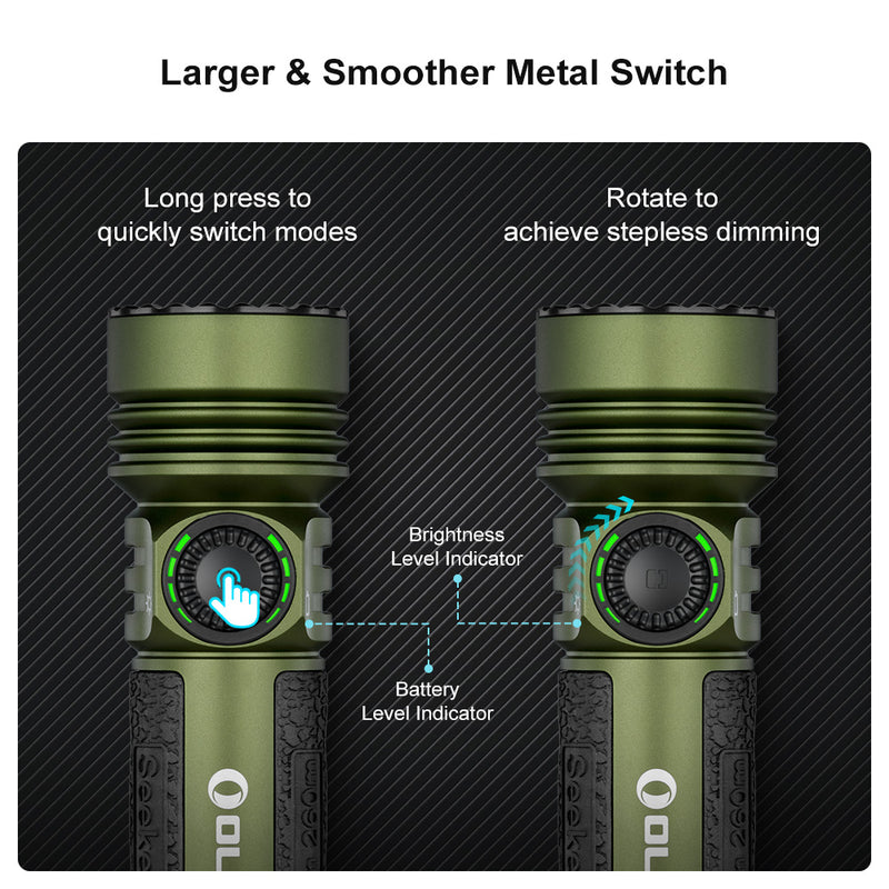 Cargue la imagen en el visor de la galería, Olight Seeker 4 Pro, OD Green
