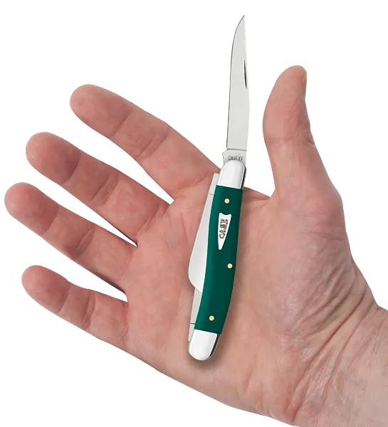 Load image into Gallery viewer, Case Spruce Green Smooth Synthetic Medium Stockman (64535)
