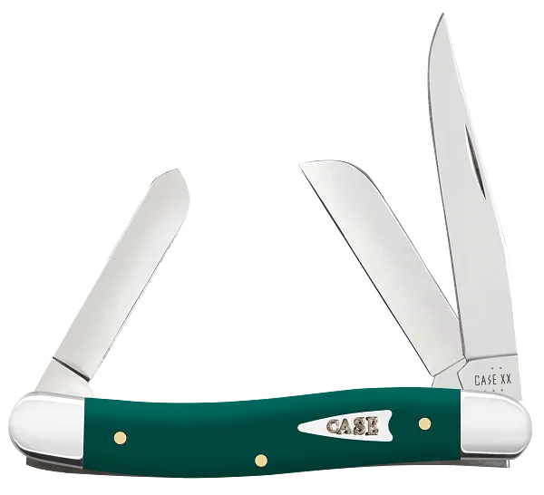 Load image into Gallery viewer, Case Spruce Green Smooth Synthetic Medium Stockman (64535)
