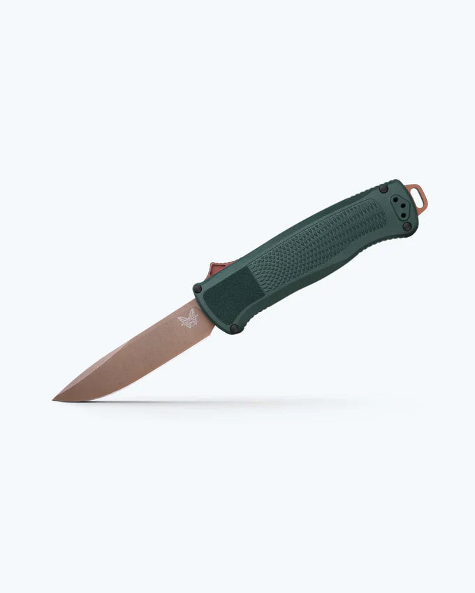 Load image into Gallery viewer, Benchmade Shootout® OTF Auto, Taiga Green Grivory®, Z-Wear® (5371FE-2601)
