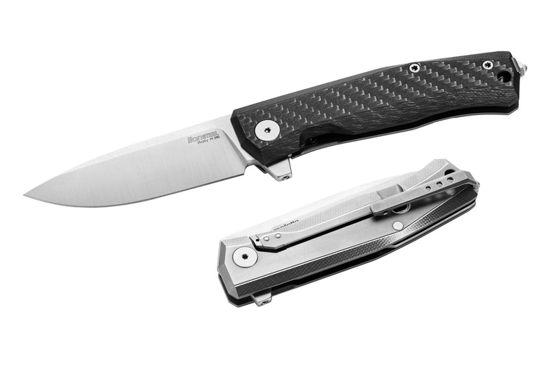 Load image into Gallery viewer, lionSTEEL® Myto Carbon Fiber Titanium, M390 Satin Finish (MT01CF)
