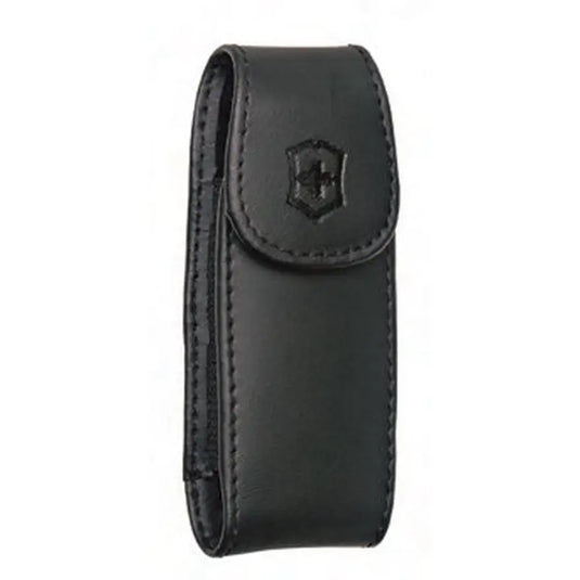 Swiss Army Knife Clip Pouch, Large Black Leather (4.1099.23)