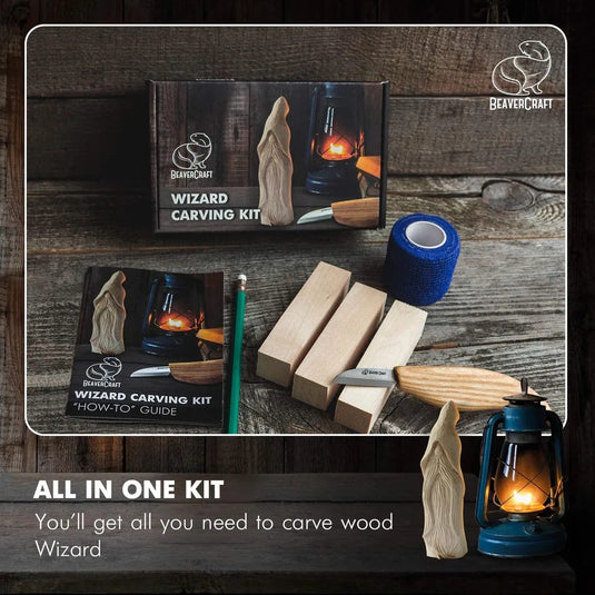 BeaverCraft Wizard Carving Kit (DIY03)