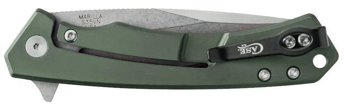 Load image into Gallery viewer, Case Marilla OD Green Anodized Aluminum w/ G10 (25883)
