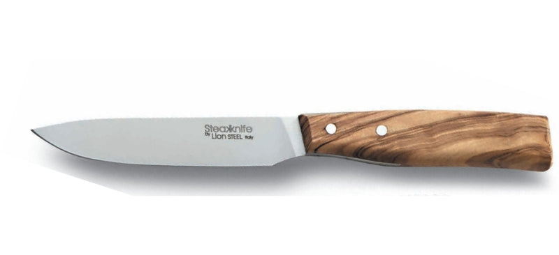 Load image into Gallery viewer, lionSTEEL® Steak Knife Set, Olive Wood Handles, 4 pc. (9001SUL)
