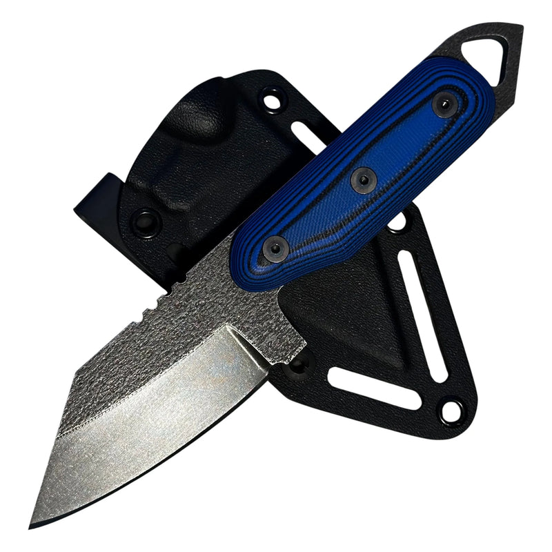 Load image into Gallery viewer, Shed Knives 2026 US Tanto, Atlantic Blue &amp; Black G-10 (SK26USAB)
