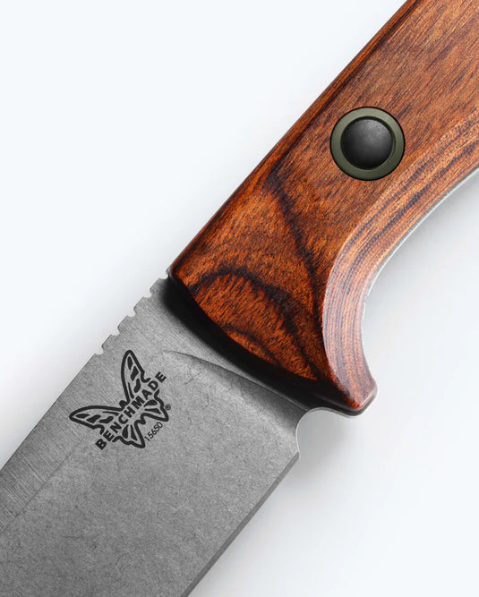 Benchmade SlipRidge™ Fixed Stabilized Wood, MagnaCut (15650) - COMING IN 2026!