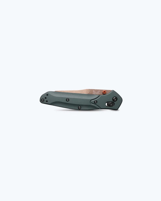 Benchmade Osborne AXIS Lock Reverse Tanto Taiga Green Aluminum (940FE-2601)