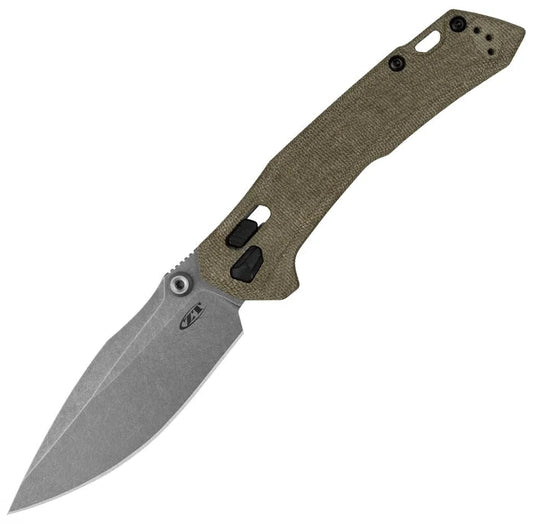 Zero Tolerance 0203 FSS (Factory Special Series) Duralock Olive Drab Micarta, M390 (0203GRM390)
