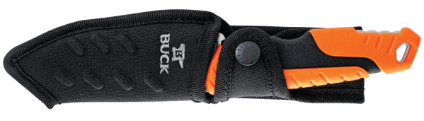 Cargue la imagen en el visor de la galería, Buck® 657 Pursuit™ Pro Large Guthook S35VN Orange/Black (0657ORG)
