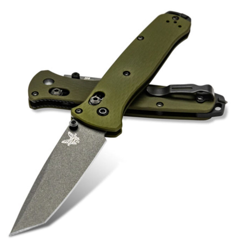 Load image into Gallery viewer, Benchmade Bailout® AXIS Lock Green Anodized Aluminum Tanto (537GY-1)
